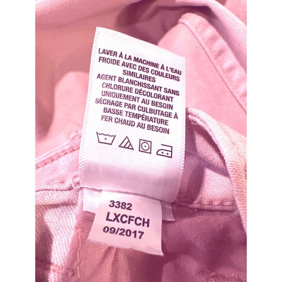 Aeropostale High Waisted Jegging 12 Regular Light Pink Cotton Polyester Spandex - Picture 6 of 11